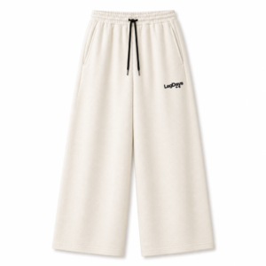 OFF-WHITE Lower Baggy-fit French cotton Unisex