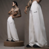 OFF-WHITE Lower Baggy-fit French cotton Unisex