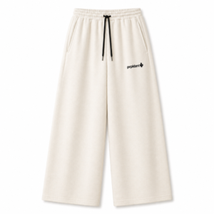 Untitled design OFF-WHITE Lower Baggy-fit French cotton Unisex