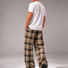 Leg Days Cozy Wide-Legs – Brown Check