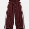 Mahroon white stripes Baggy lower