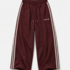 IMG_0804 Maroon Varsity Stripe Track Pants