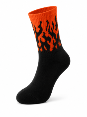Inferno Blaze Socks – Black & Orange | Special Edition