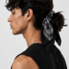 IMG_0952 Obsidian Bandana – Premium Cotton Paisley Bandana (Black)