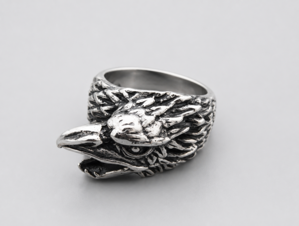 Raven Skull Ring