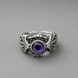 Amethyst Eye Ring
