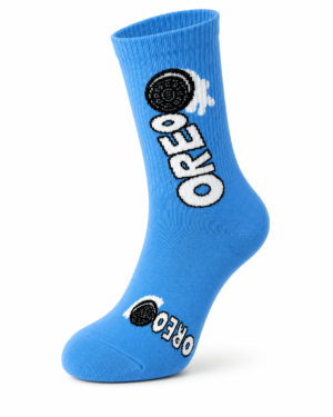 Oreo Crunch Socks – Sky Blue | Special Edition